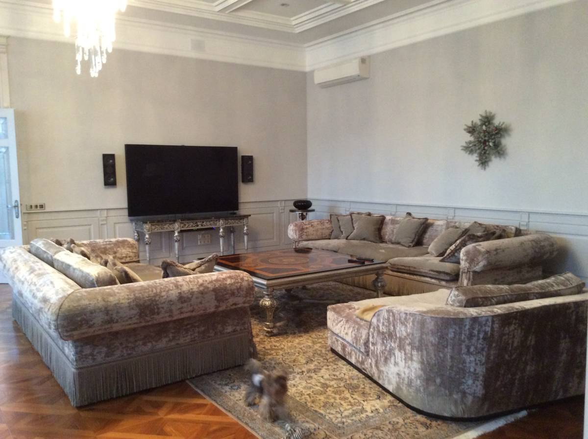 Furniture by Provasi, sofas by Pozzoli